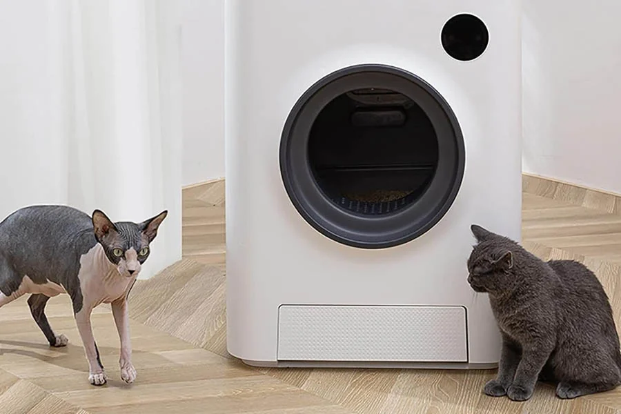 large self cleaning litter box