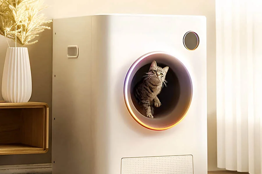 electronic litter box