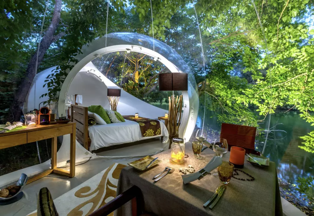 bubble tent dome