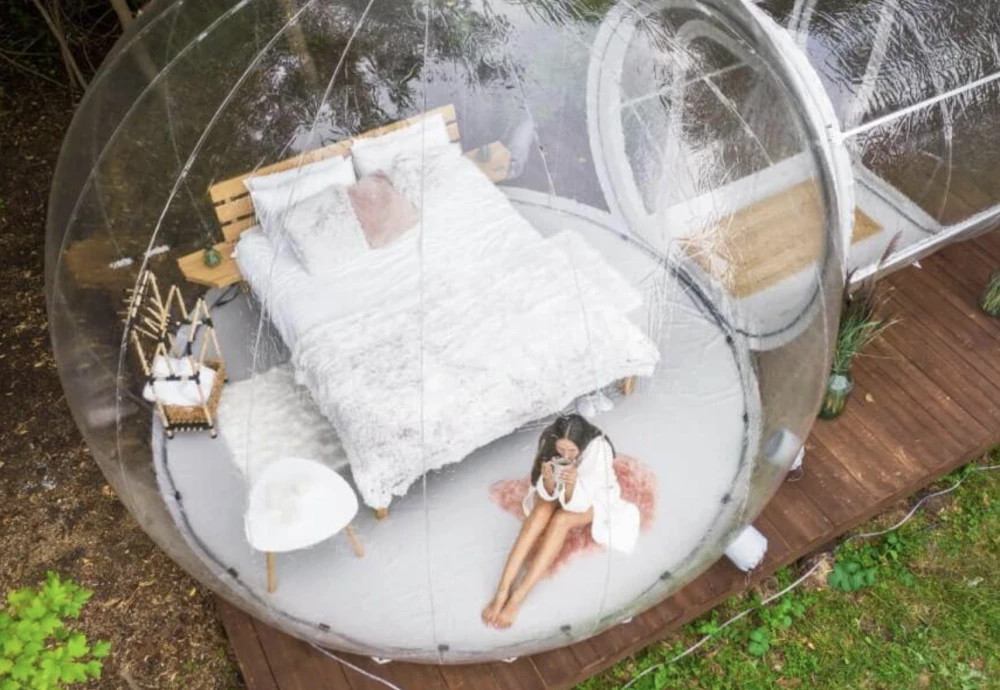 outdoor bubble tents