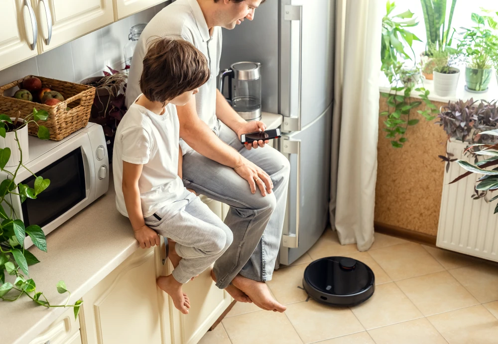 robot vacuum cleaner with hepa filter