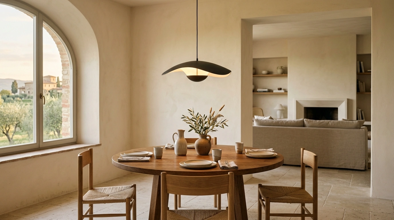 Italian Minimalist Pendant Light: Placement & Height Guide