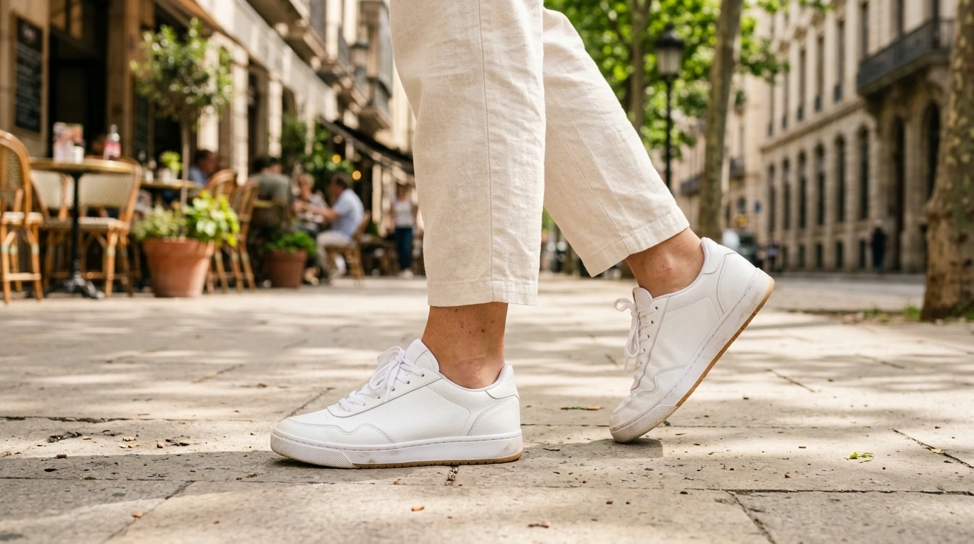Love Moschino White Sneakers: Sporty Summer Staple