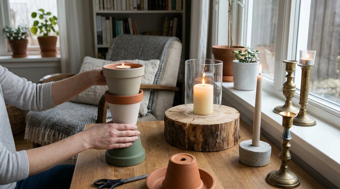 DIY Candle Stand Holders: 4 Ideas for Every Style