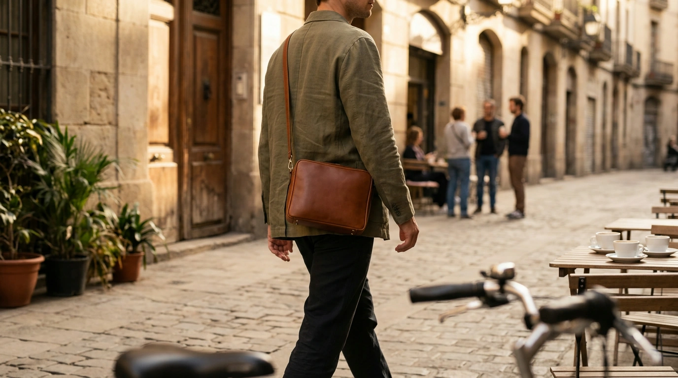 The Crossbody Bag Trend to Wear Now: Structured Leather