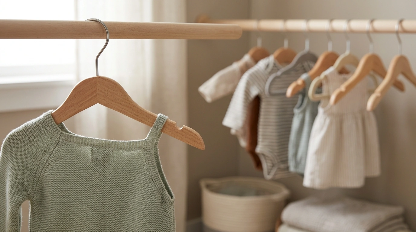 Best Baby Hanger: Slim Wooden, Notched & Gentle