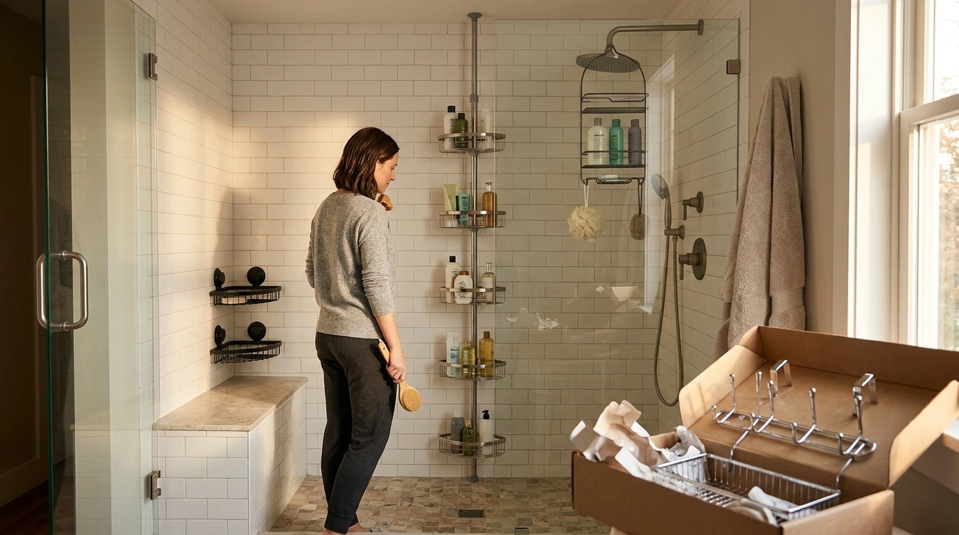 Best Shower Caddy Type: Wall, Tension Pole, or Hanging